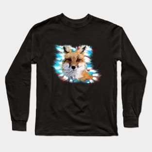 fox-colorful Long Sleeve T-Shirt